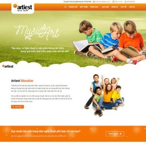 thiết kế web trường học
