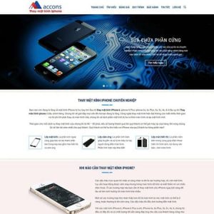 thiết kế web sửa chữa điện thoại