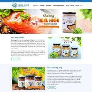 thiết kế web thực phẩm
