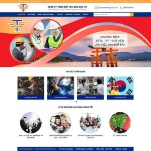 Theme website xuất khẩu lao động