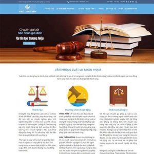 Thiết kế web văn phòng luật